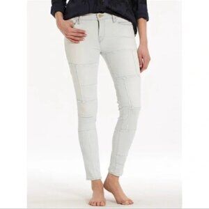 Frame Le Skinny De Jeanne Light Wash Panel Denim Jeans Size 30